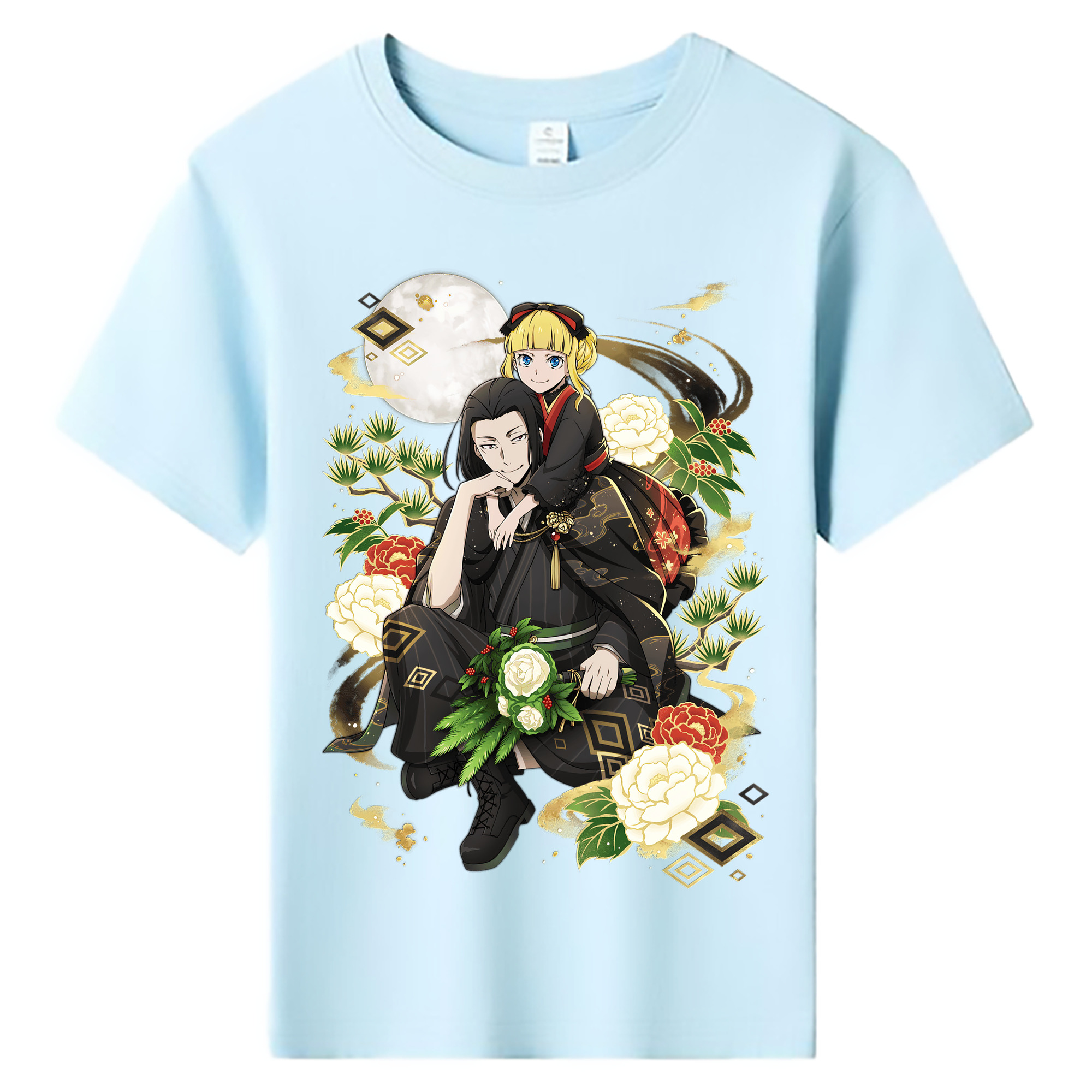 （画像用） 文豪ストレイドッグス Bungo Stray Dogs 綿100％キッズTシャツ（フロントプリント）